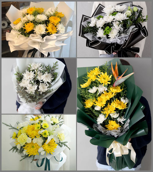 安徽淮南市谢家集区唐山镇砂里岗村白事花束代送